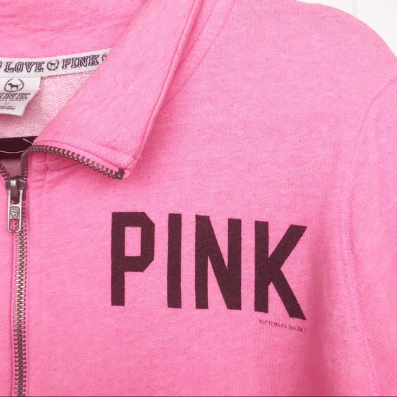 Victoria’s Secret Pink Fleece half zipper jacket - Picture 3 of 7